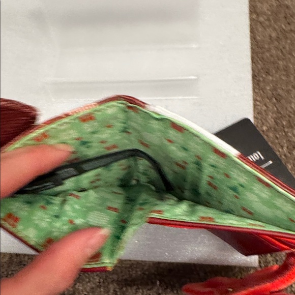 Loungefly Disney Minnie Mouse ugly sweater holiday wallet NWT - Picture 4 of 5